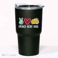 Peace Love Fall Cute Tumbler thumb 0