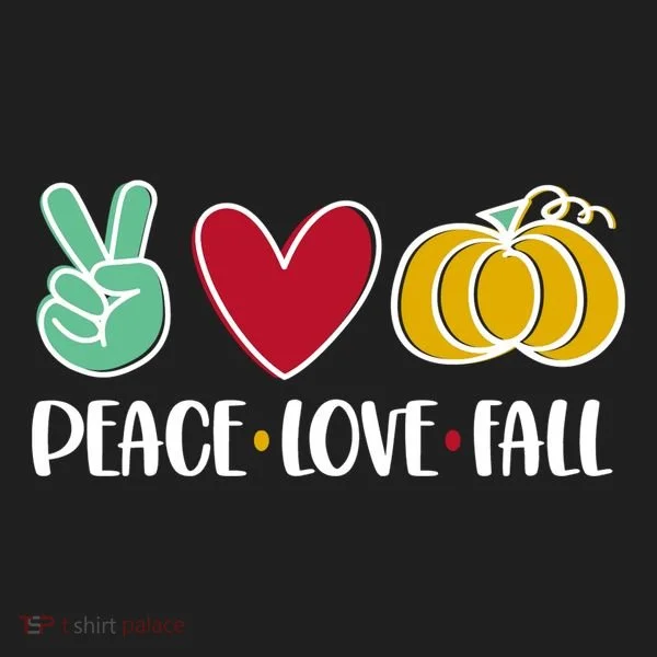 Peace Love Fall Cute Tumbler