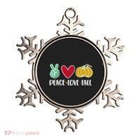 Peace Love Fall Cute Ornament thumb 0