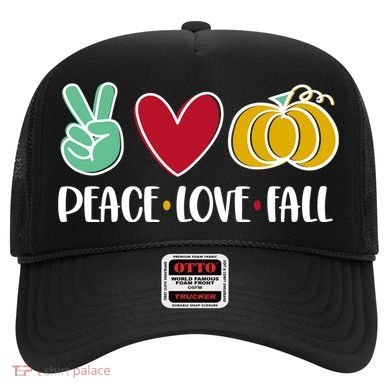 Peace Love Fall Cute Hat