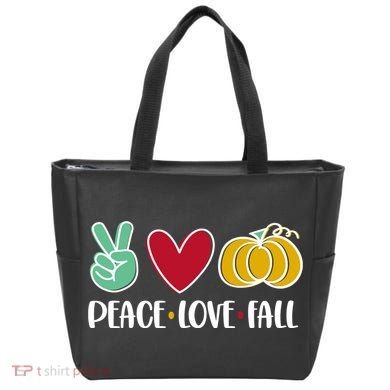 Peace Love Fall Cute Tote Bag