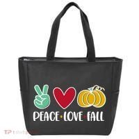 Peace Love Fall Cute Tote Bag thumb 0
