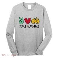 Peace Love Fall Cute Long Sleeve Shirt thumb 0