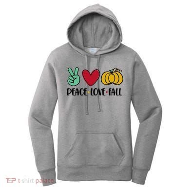 Peace Love Fall Cute Women's Hoodie
