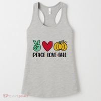 Peace Love Fall Cute Women's Tank Top thumb 0