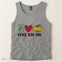 Peace Love Fall Cute Tank Top thumb 2