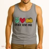 Peace Love Fall Cute Tank Top thumb 3