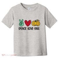 Peace Love Fall Cute Toddler T-Shirt thumb 0