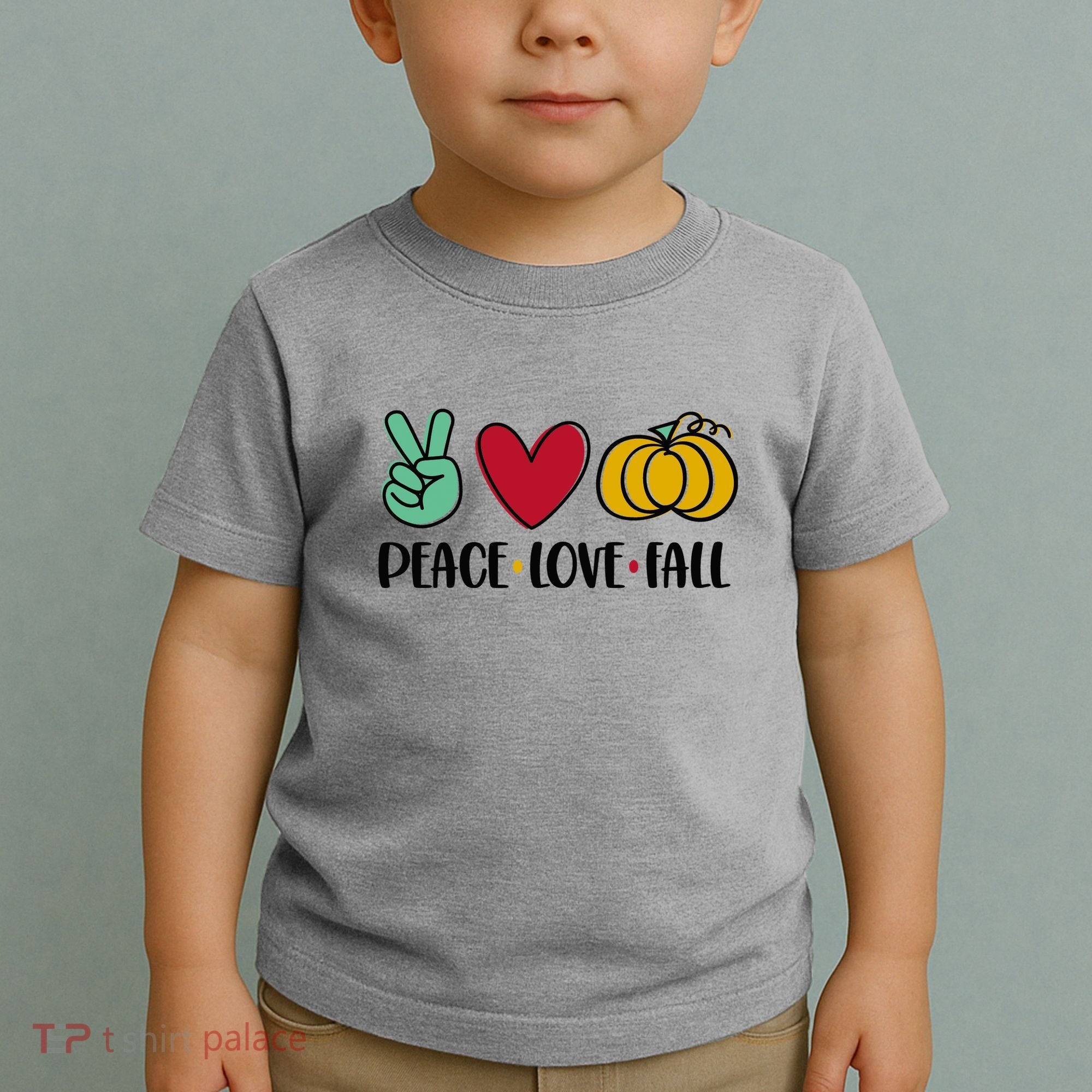 Peace Love Fall Cute Toddler T-Shirt