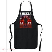 Proud La Firefighters Lafd Los Angeles Firefighters Hero Usa Apron thumb 0