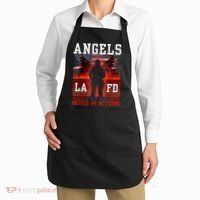 Proud La Firefighters Lafd Los Angeles Firefighters Hero Usa Apron thumb 2