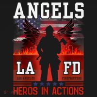 Proud La Firefighters Lafd Los Angeles Firefighters Hero Usa Women's Hoodie thumb 2