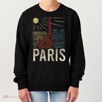 Paris Lover France Tourist Paris Art Paris Women's Sweatshirt thumb 0