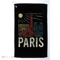 Paris Lover France Tourist Paris Art Paris Golf Towel thumb 0