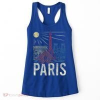 Paris Lover France Tourist Paris Art Paris Women's Tank Top thumb 0