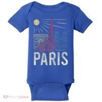 Paris Lover France Tourist Paris Art Paris Baby Bodysuit thumb 0