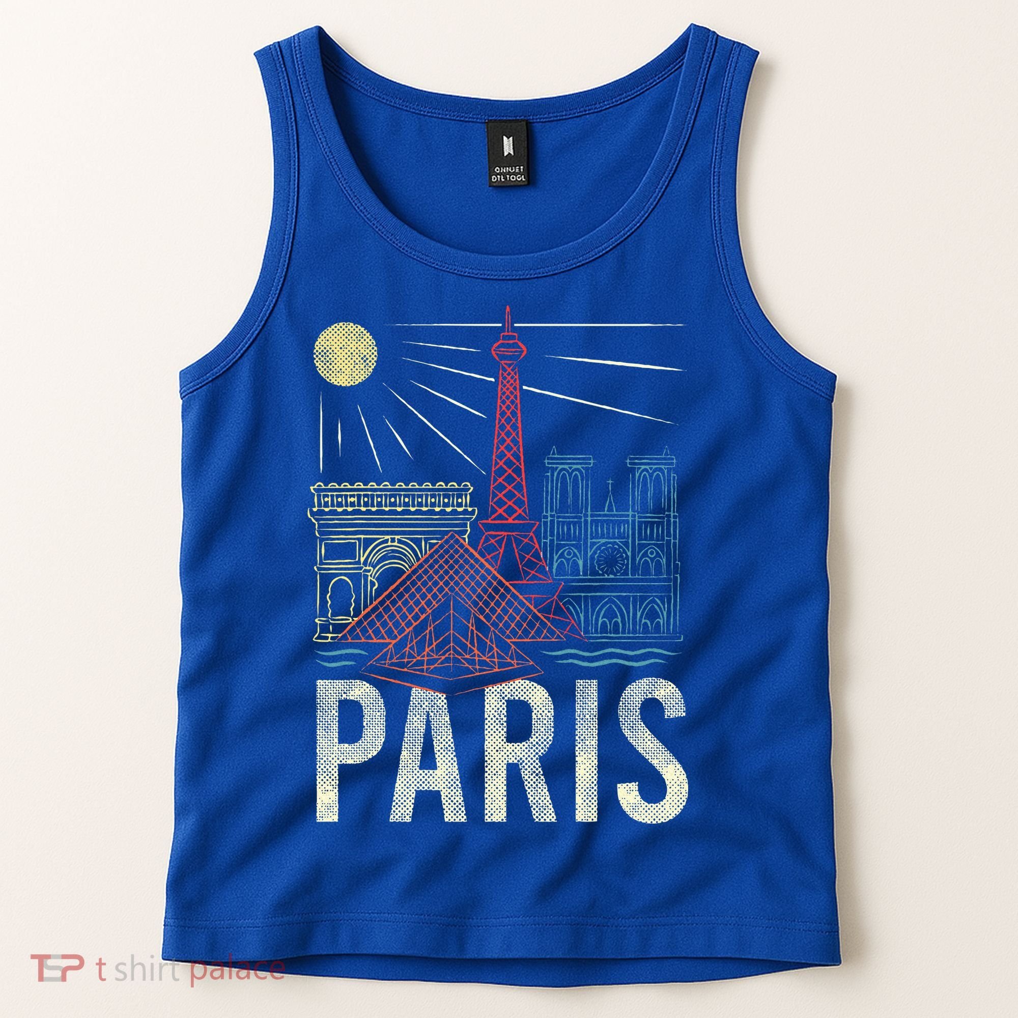 Paris Lover France Tourist Paris Art Paris Tank Top