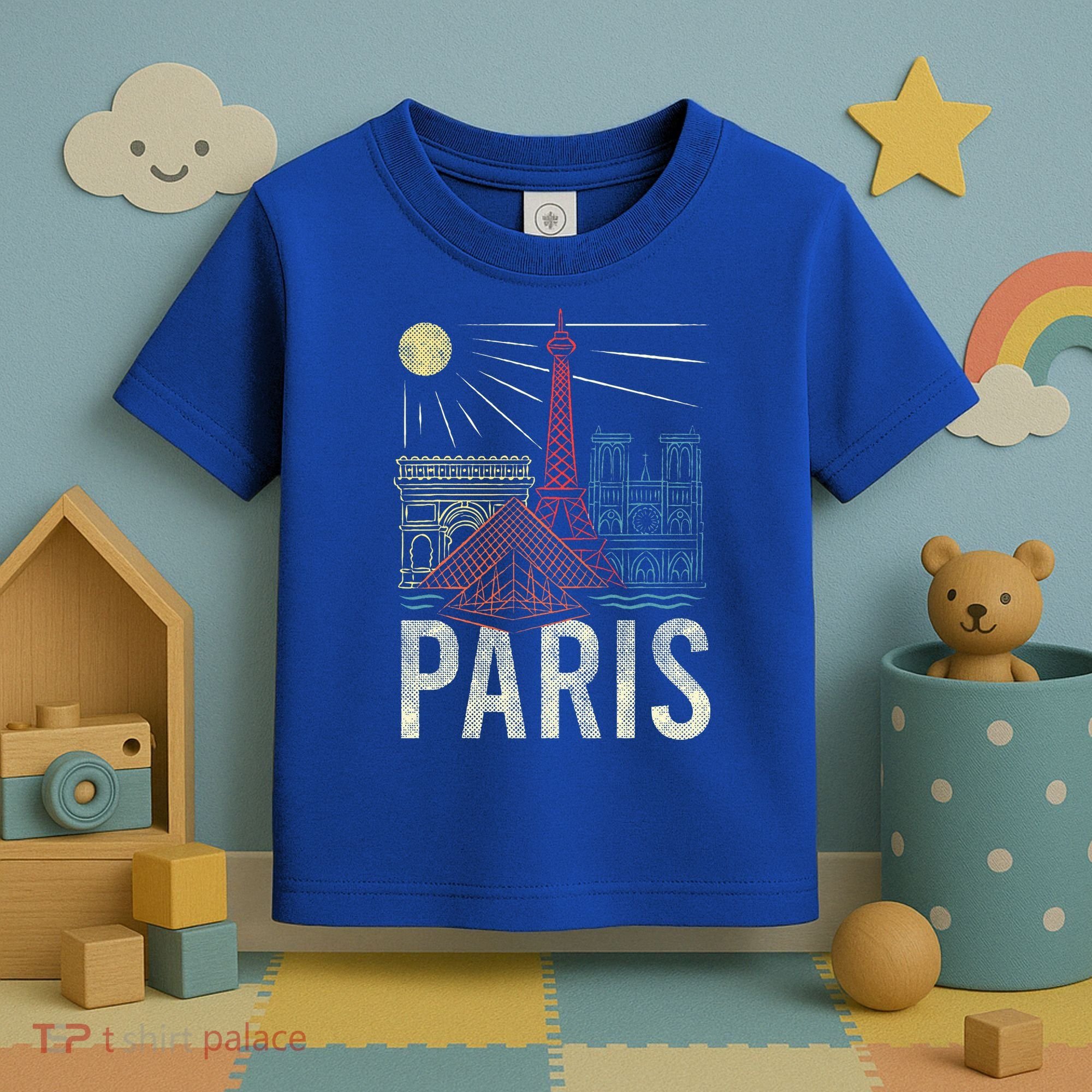 Paris Lover France Tourist Paris Art Paris Toddler T-Shirt