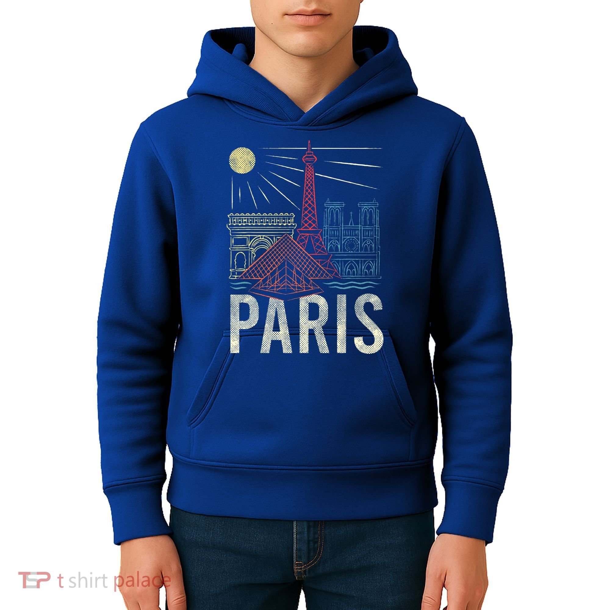 Paris Lover France Tourist Paris Art Paris Kids Hoodie
