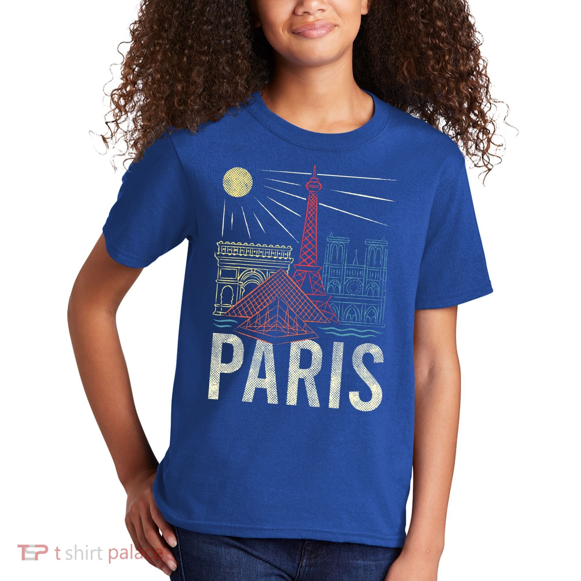 Paris Lover France Tourist Paris Art Paris Kids T-Shirt