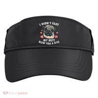 Pug Lover Funny Pug Funny Dog Adult Drive Performance Visor thumb 0