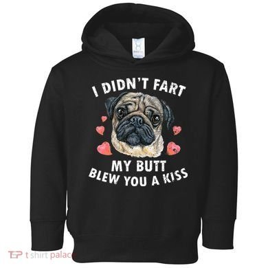 Pug Lover Funny Pug Funny Dog Toddler Hoodie