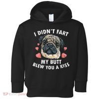 Pug Lover Funny Pug Funny Dog Toddler Hoodie thumb 0