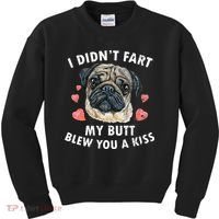 Pug Lover Funny Pug Funny Dog Kids Sweatshirt thumb 0