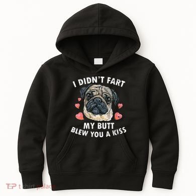 Pug Lover Funny Pug Funny Dog Kids Hoodie