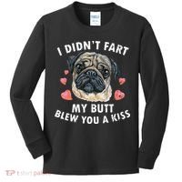 Pug Lover Funny Pug Funny Dog Kids Long Sleeve Shirt thumb 0