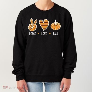 Peace Love Fall Cute Autumn Women's Sweatshirt