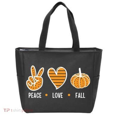 Peace Love Fall Cute Autumn Tote Bag