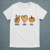 Peace Love Fall Cute Autumn T-Shirt thumb 5