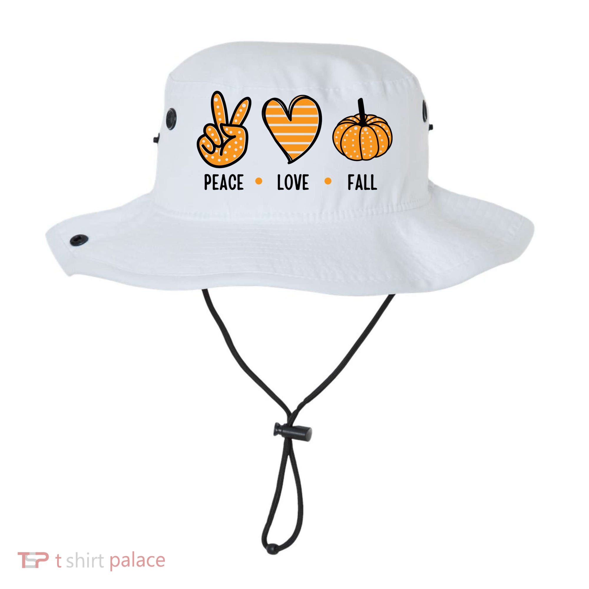Peace Love Fall Cute Autumn Bucket Hat