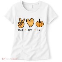 Peace Love Fall Cute Autumn Women's T-Shirt thumb 0
