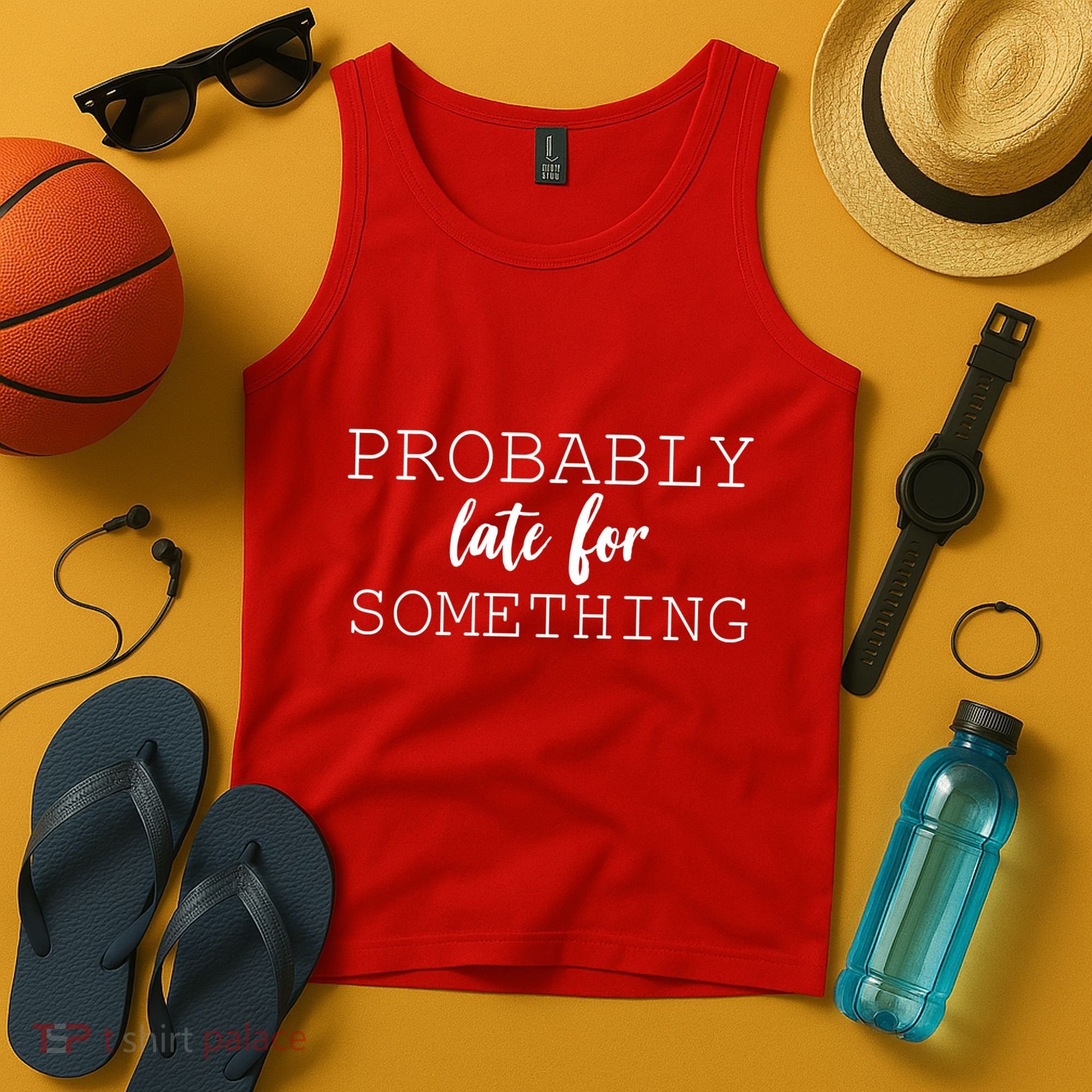 Probably Late For Something Tank Top