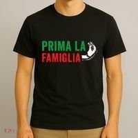 Prima La Famiglia Proud Italian Gift First Family Heritage T-Shirt thumb 3