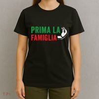 Prima La Famiglia Proud Italian Gift First Family Heritage T-Shirt thumb 4