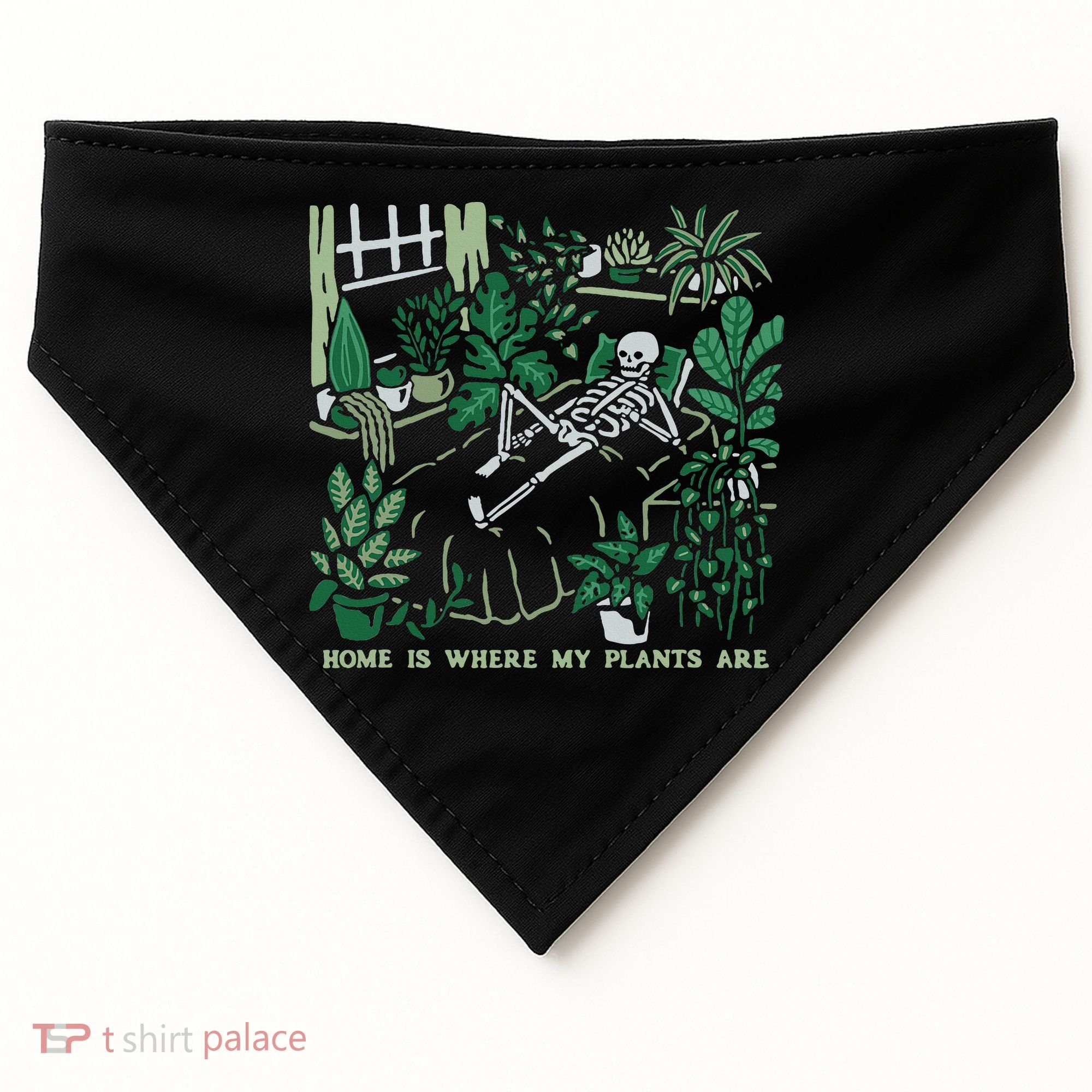 Plants LoverS GardenerS Home Is Where My Plants Are USA-Made Doggie Bandana