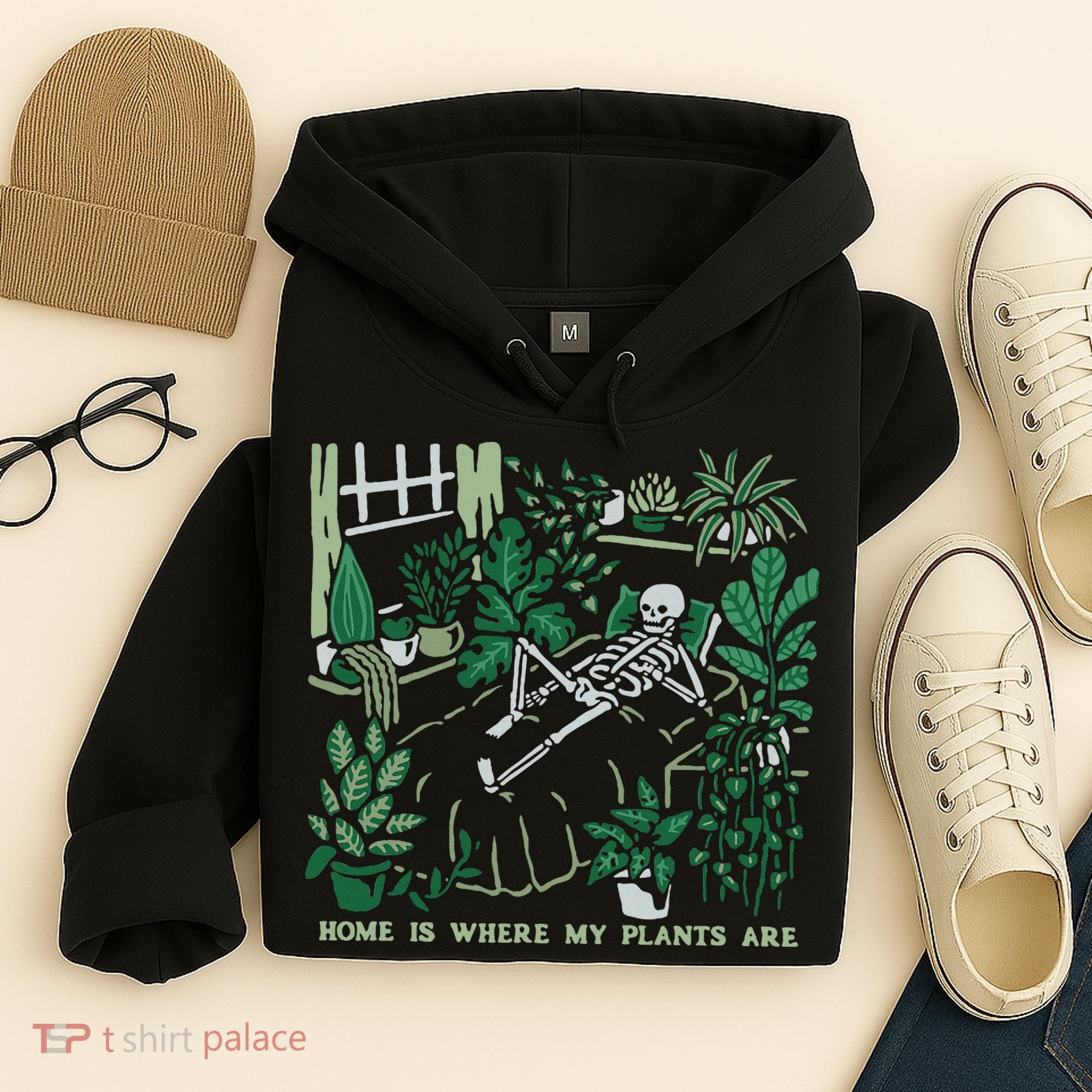 Plants LoverS GardenerS Home Is Where My Plants Are Hoodie