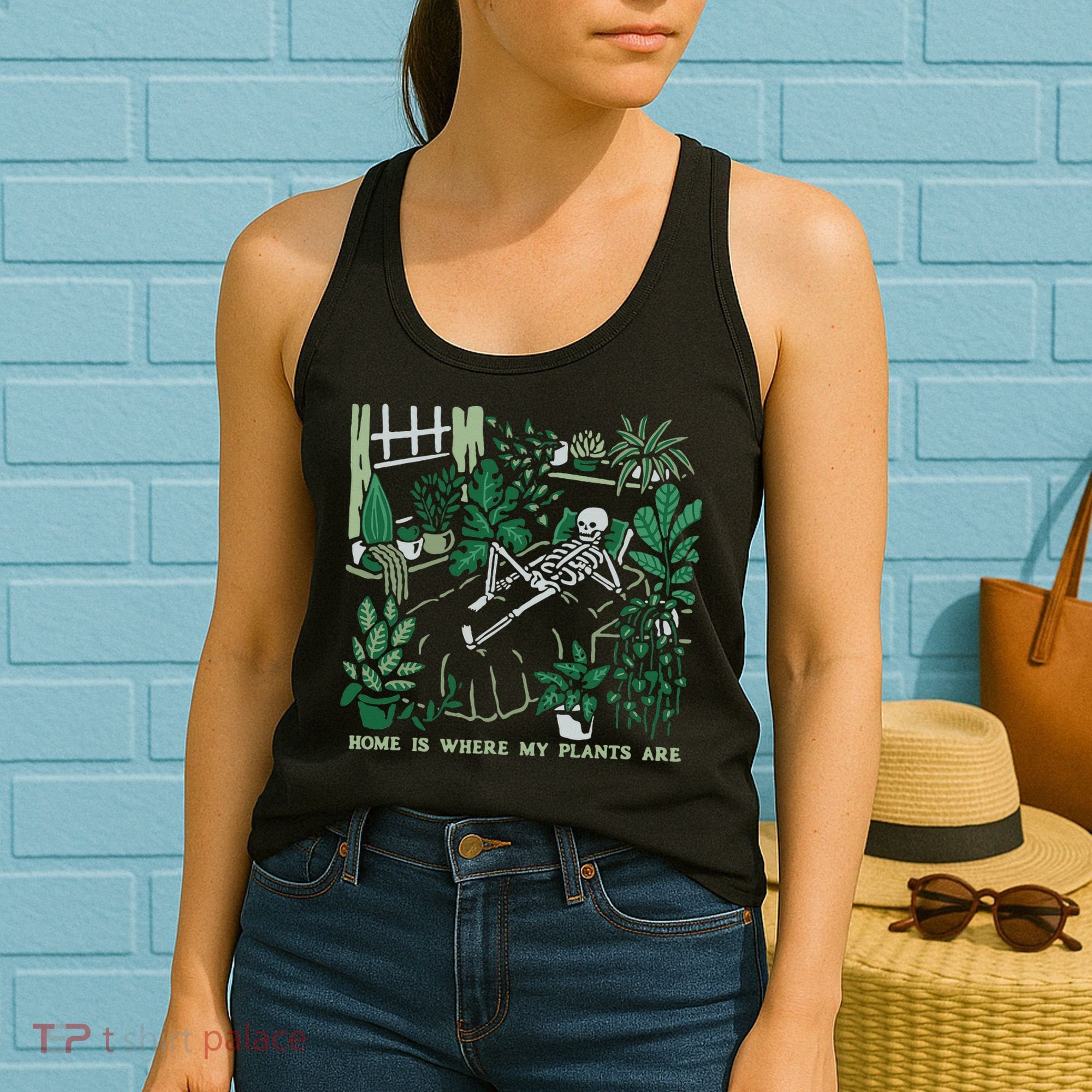 Plants LoverS GardenerS Home Is Where My Plants Are Women's Tank Top