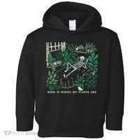 Plants LoverS GardenerS Home Is Where My Plants Are Toddler Hoodie thumb 0