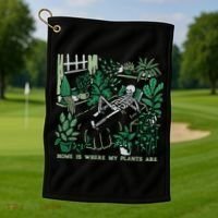 Plants LoverS GardenerS Home Is Where My Plants Are Golf Towel thumb 1