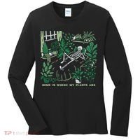 Plants LoverS GardenerS Home Is Where My Plants Are Women's Long Sleeve Shirt thumb 0