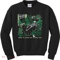 Plants LoverS GardenerS Home Is Where My Plants Are Kids Sweatshirt thumb 0