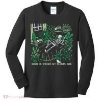Plants LoverS GardenerS Home Is Where My Plants Are Kids Long Sleeve Shirt thumb 0