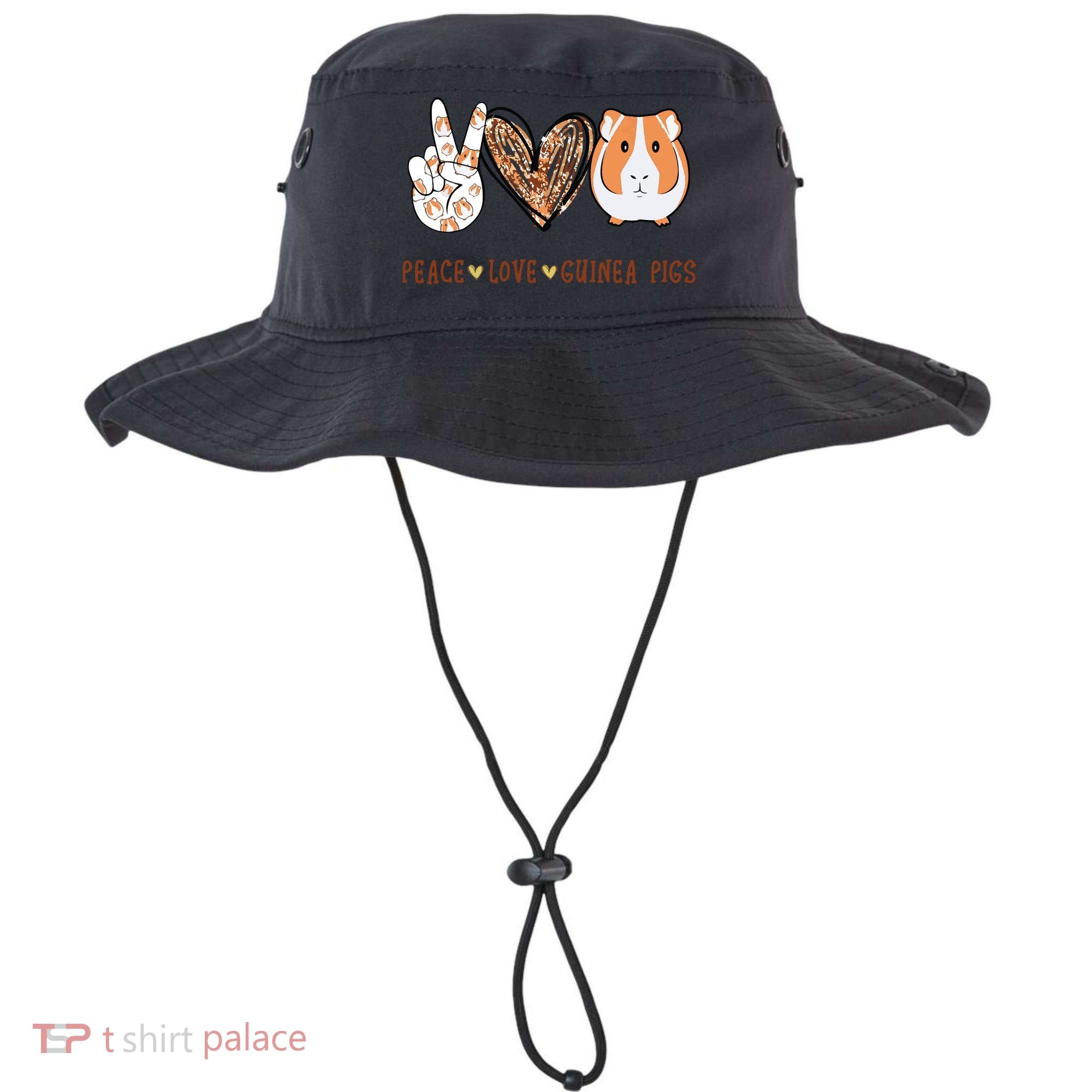 Peace Love Guinea Pigs Gift For Guinea Pigs Lover Bucket Hat