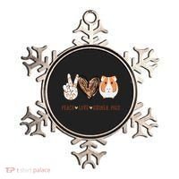Peace Love Guinea Pigs Gift For Guinea Pigs Lover Ornament thumb 0