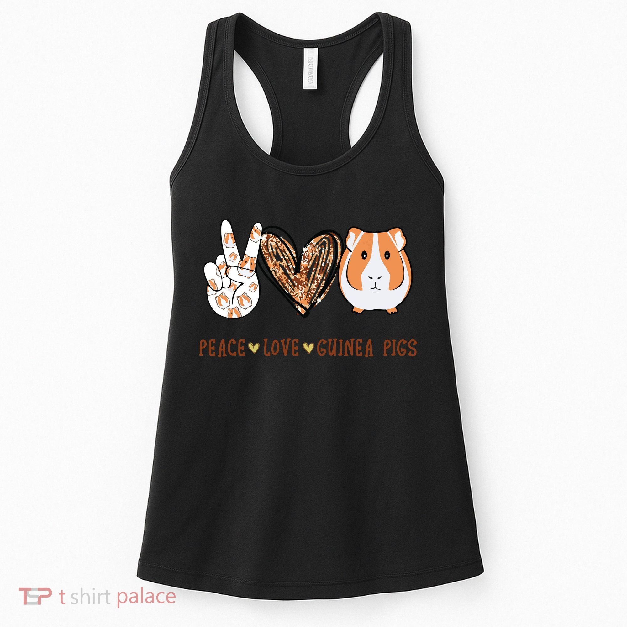 Peace Love Guinea Pigs Gift For Guinea Pigs Lover Women's Tank Top