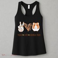 Peace Love Guinea Pigs Gift For Guinea Pigs Lover Women's Tank Top thumb 3